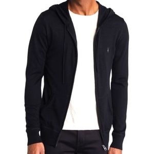 Allsaints - Mode Merino Wool Zip Hoodie - XL
